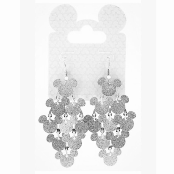 Brand New Disney Mickey Mouse Chandelier Dangle Earrings - Picture 3 of 6